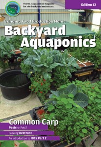 Backyard Aquaponics eMagazine Ed. 12 Cover
